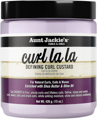 AUNT JACKIES CURLS AND COILS_Curl La La Defining Curl Custard_Cosmetic World